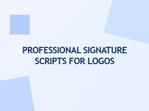 Bold Grunge Script Fonts for Logo Signatures